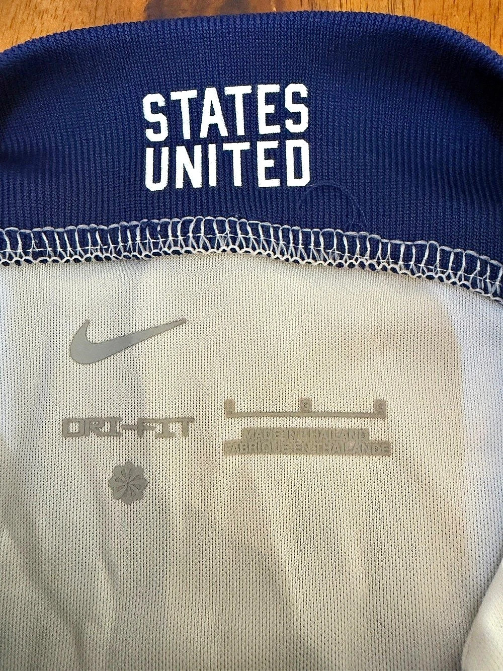 Nike USMNT Christian Pulisic #10 jersey Soccer Jersey White Blue Athletic - Picture 2 of 6